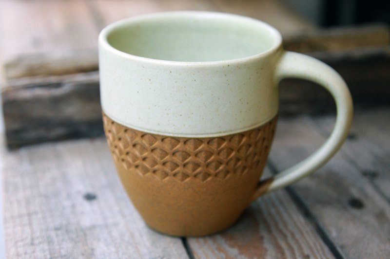 素燒馬克 pure mug - 咖啡杯 - 其他材質 卡其色