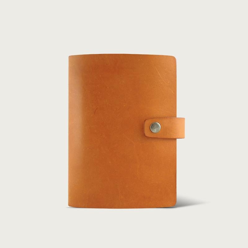 Universal Manual (A7) - 6 colors in total - สมุดบันทึก/สมุดปฏิทิน - หนังแท้ สีส้ม