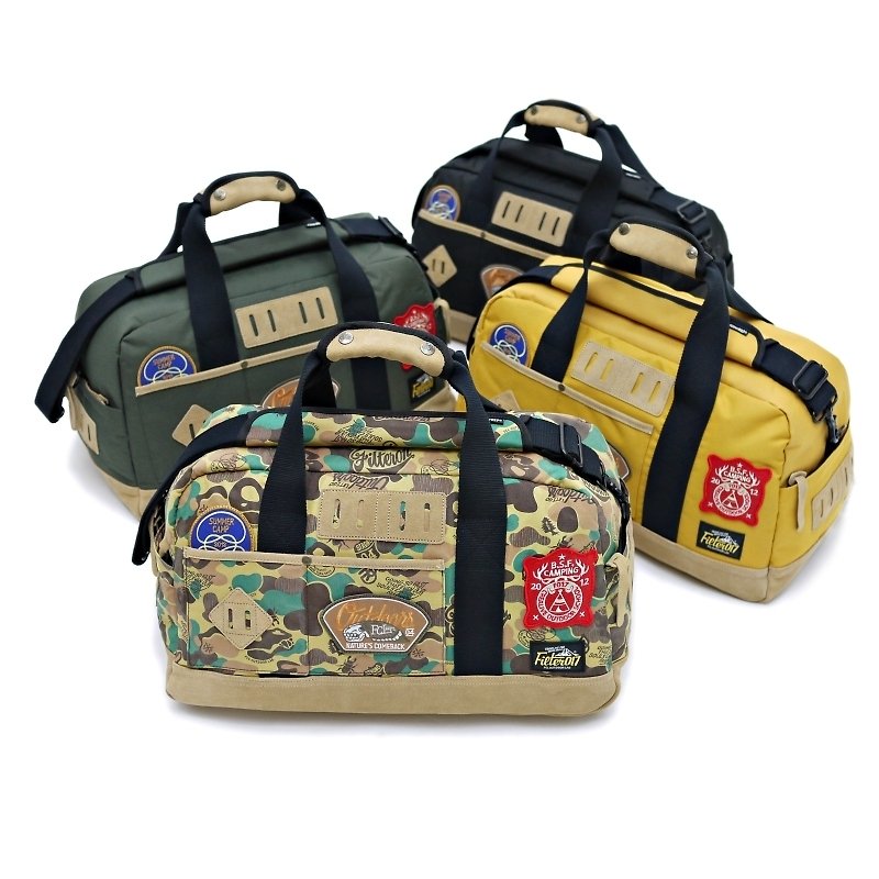 Filter017 - B.S.F.SOLIDARITY TRAVELING BAG團結一致旅行包/袋 - 手提包/手提袋 - 繡線 