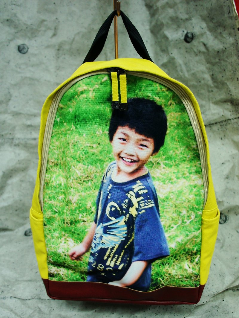 Photo customized models: Canvas backpack (adult model) - กระเป๋าเป้สะพายหลัง - ผ้าฝ้าย/ผ้าลินิน 