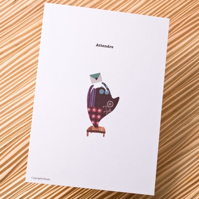 Peio明信片組(10張) Postcard。聖誕交換禮物。生日禮物。女生禮物。創意禮物。 - 卡片/明信片 - 紙 白色
