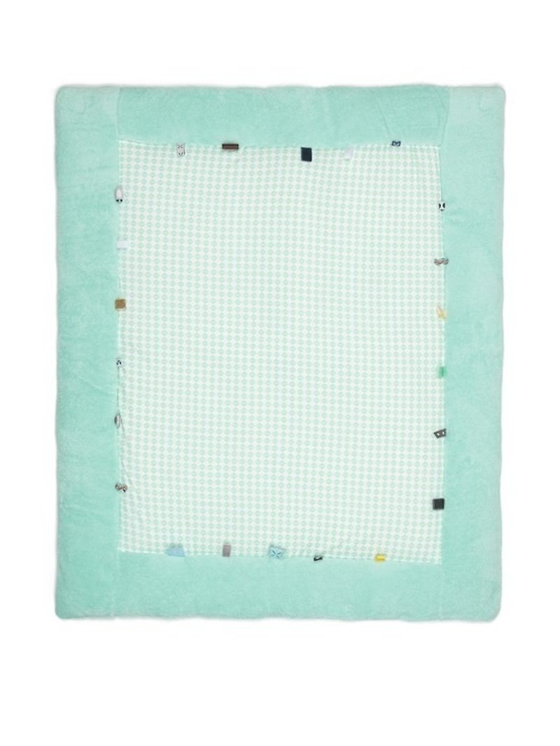 Snoozebaby He Lanbu standard game mattress - Plush Series - ของเล่นเด็ก - ผ้าฝ้าย/ผ้าลินิน สีน้ำเงิน