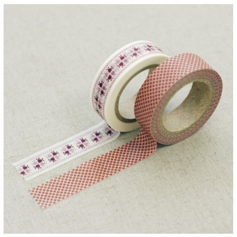 Dailylike and paper tape (2 into) 10-Martha, E2D97730 - Washi Tape - Paper Brown