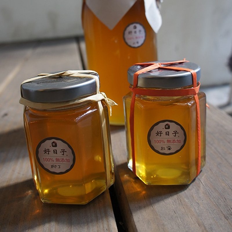 好日子}限定優惠:來杯蜂蜜水:100%天然蜂蜜_兩罐組S - 蜂蜜/黑糖 - 植物．花 黃色
