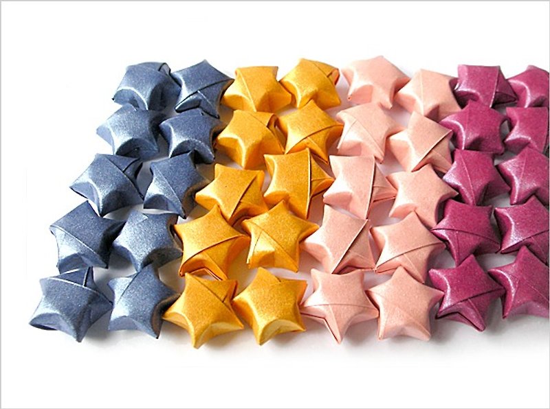 ハンド世代折り紙スター：紙星（材料の4種類のオプション） - その他 - 紙 多色