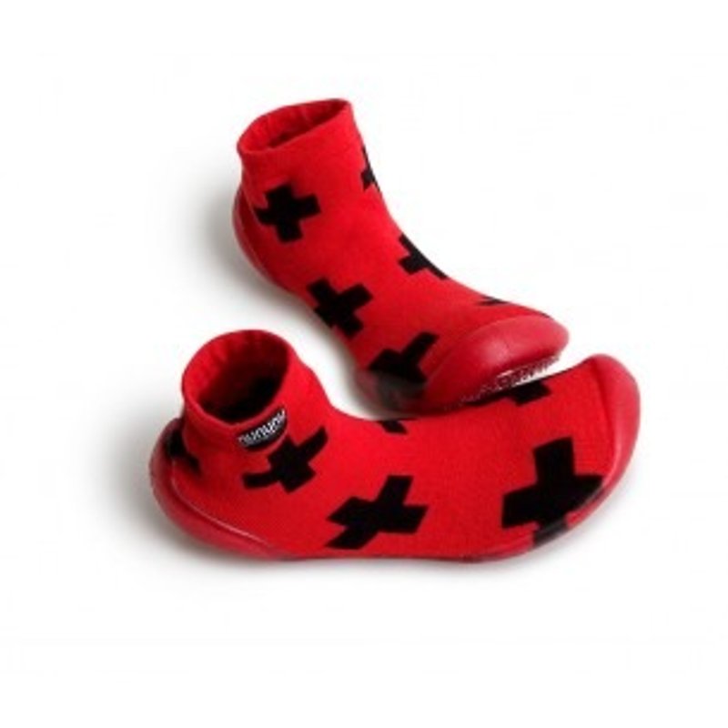 2015 NUNUNU + collegien red cross section socks shoes (children section) - Kids' Shoes - Other Materials Red