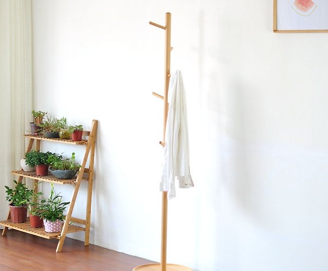 Hanger Coat Rack Wooden Works, How To Decorate A Coat Rack Shelf Plans