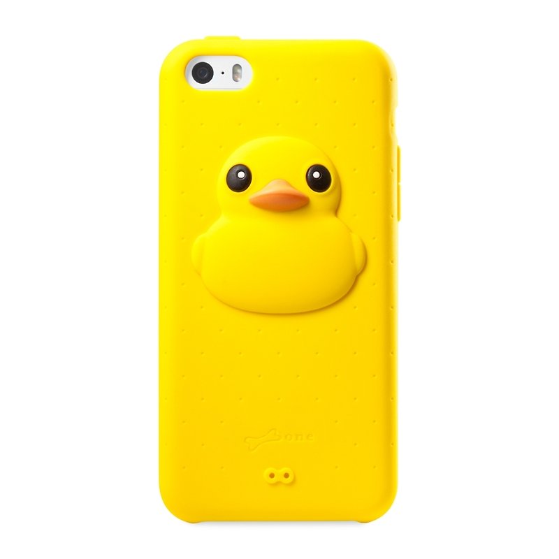 iPhone 5 / 5C / 5S yellow Yaya protective sleeve (3D stereoscopic) - Phone Cases - Silicone Yellow