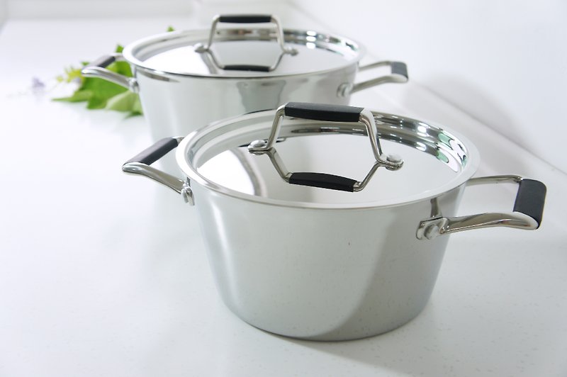 OSICHEF Oasis Cooking Pot (24cm) - Cookware - Other Metals Gray