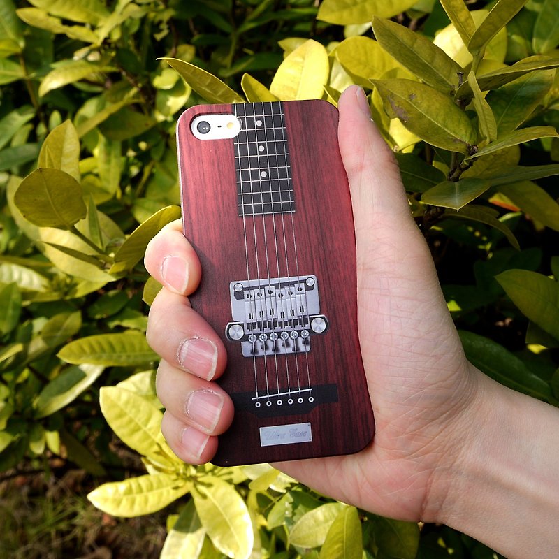 Ultra Sound Electric Guitar  Print Soft / Hard Case for iPhone X,  iPhone 8,  iPhone 8 Plus,  iPhone 7,  iPhone 7 Plus iPhone 6/6s,  iPhone 6/6s Plus,  iPhone 5/5S, iPhone 4/4S, Samsung Galaxy Note 4 Note 3, S5, S4, S3 - อื่นๆ - พลาสติก 