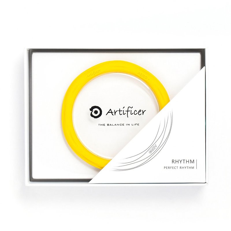 【Artificer】Rhythm Health Sports Bracelet-Yellow - Bracelets - Silicone Yellow