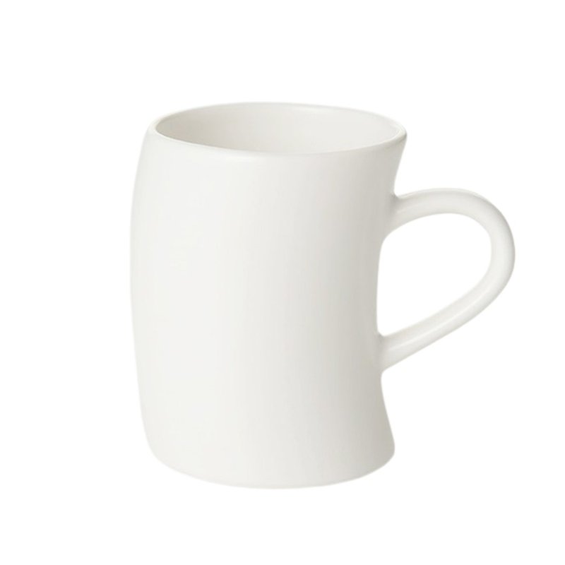 [Classic Porcelain Collection] Mini Curved Cup - Mugs - Other Materials White