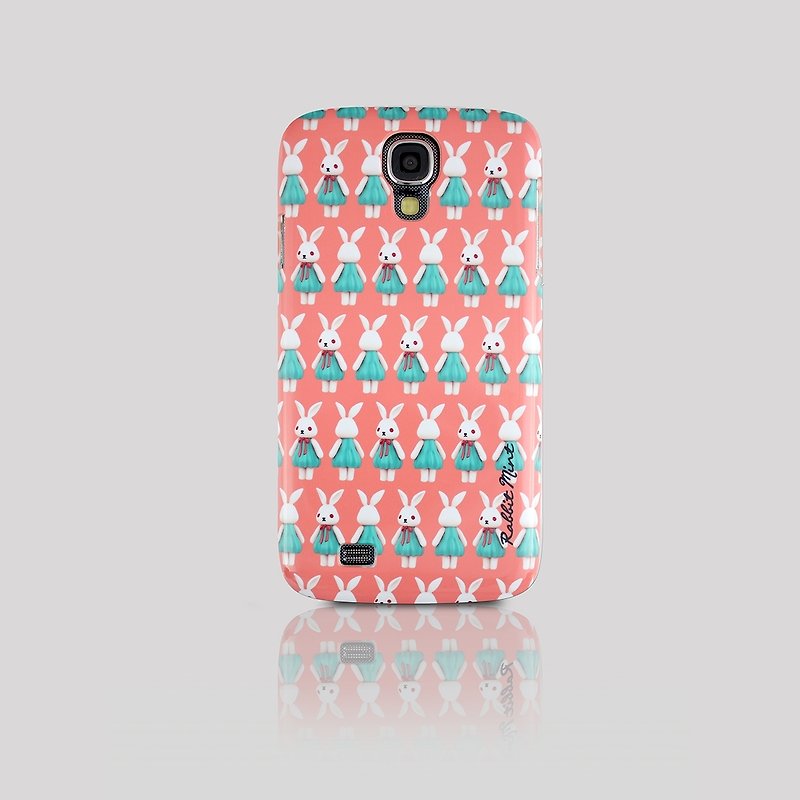 (Rabbit Mint) Mint Rabbit Phone Case - Bu Mali pattern series Merry Boo - Samsung S4 (M0011) - Phone Cases - Plastic Orange