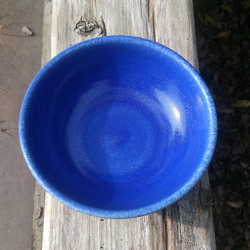 【JAEE Ceramics】茶碗，結晶波斯藍 - 碗 - 其他材質 藍色