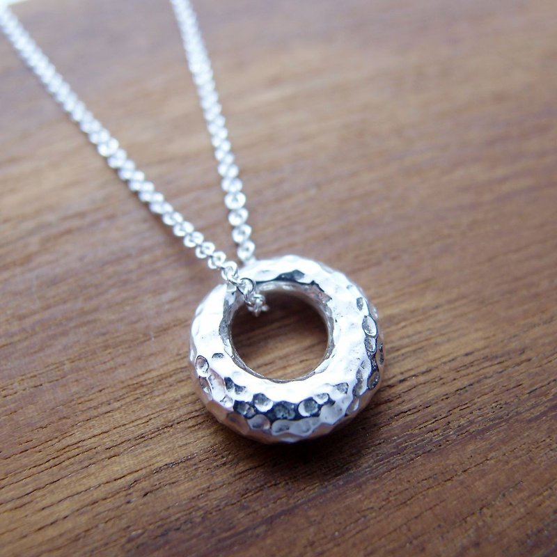 Zero Shape Sterling Silver Necklace - Necklaces - Other Metals Silver
