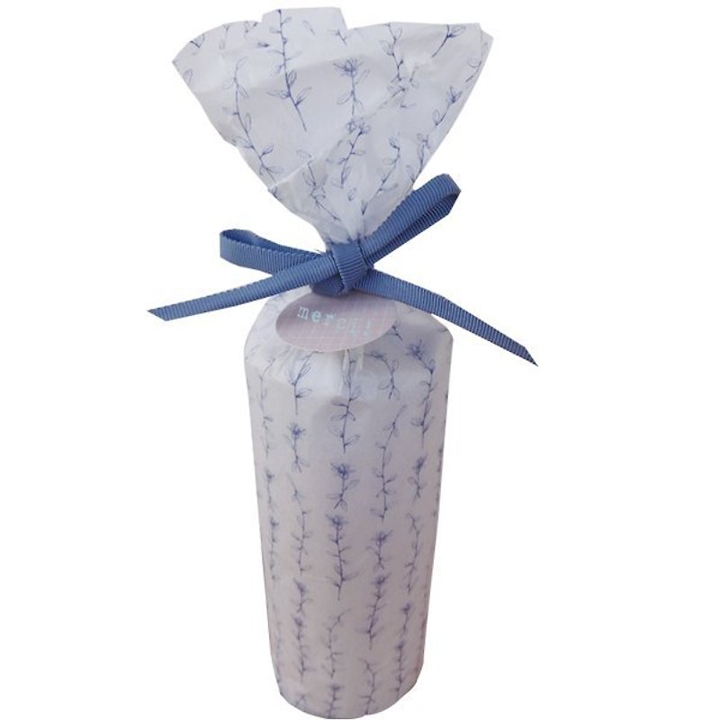 藍星花包裝紙-藍 (15公克薄棉紙) - 包裝材料 - 紙 藍色