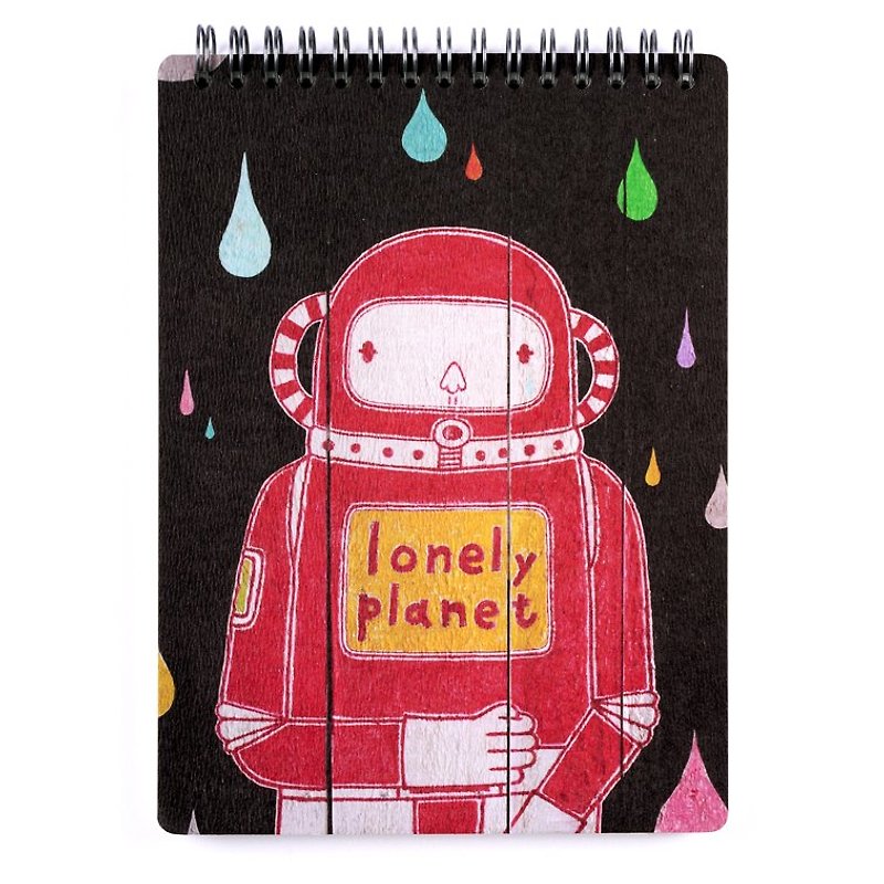 Illustrator Notebook / Lonely Planet - สมุดบันทึก/สมุดปฏิทิน - กระดาษ สีดำ