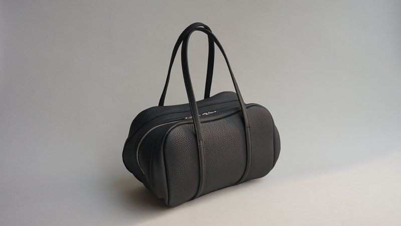 LOOP  -Leather Hand Bag-  Made in Japan - 手提包/手提袋 - 真皮 灰色