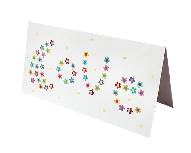 Craft Cards: pattern LOVE (Valentine card, mother card, universal card) - การ์ด/โปสการ์ด - กระดาษ ขาว