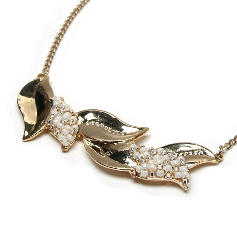 #Japanese jewelry Lucia necklace / JC2103 - สร้อยคอ - โลหะ สีทอง