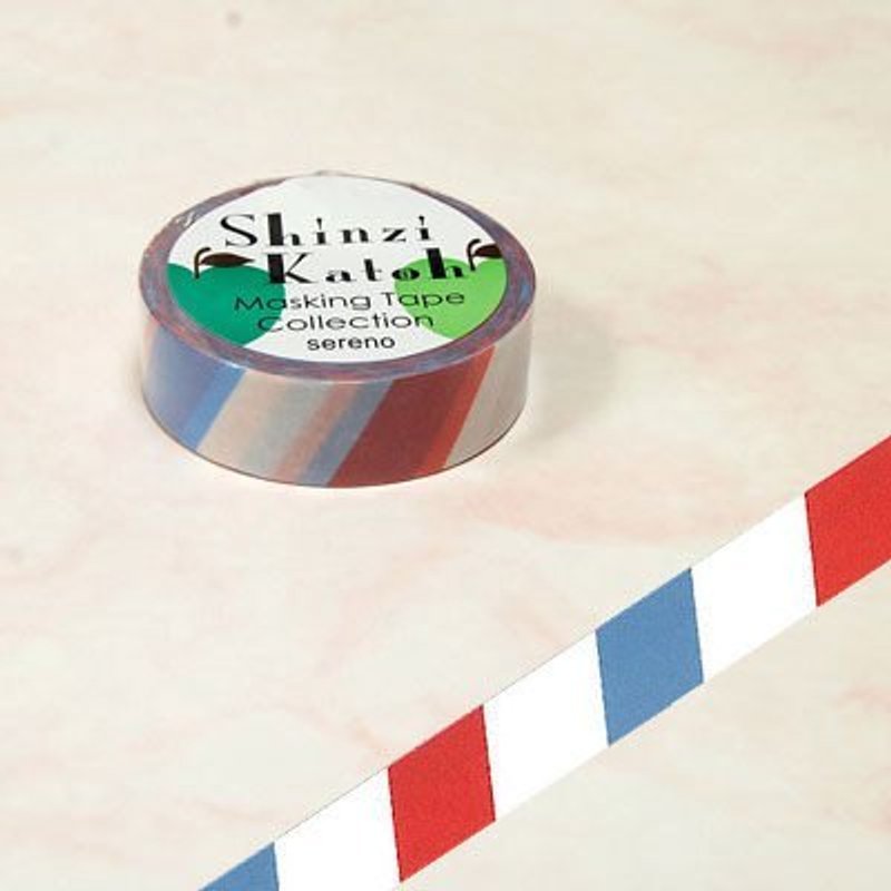 Shinzi Katoh 加藤真治 童趣塗鴉插畫 紙膠帶(MKT2024) - Washi Tape - Paper Multicolor