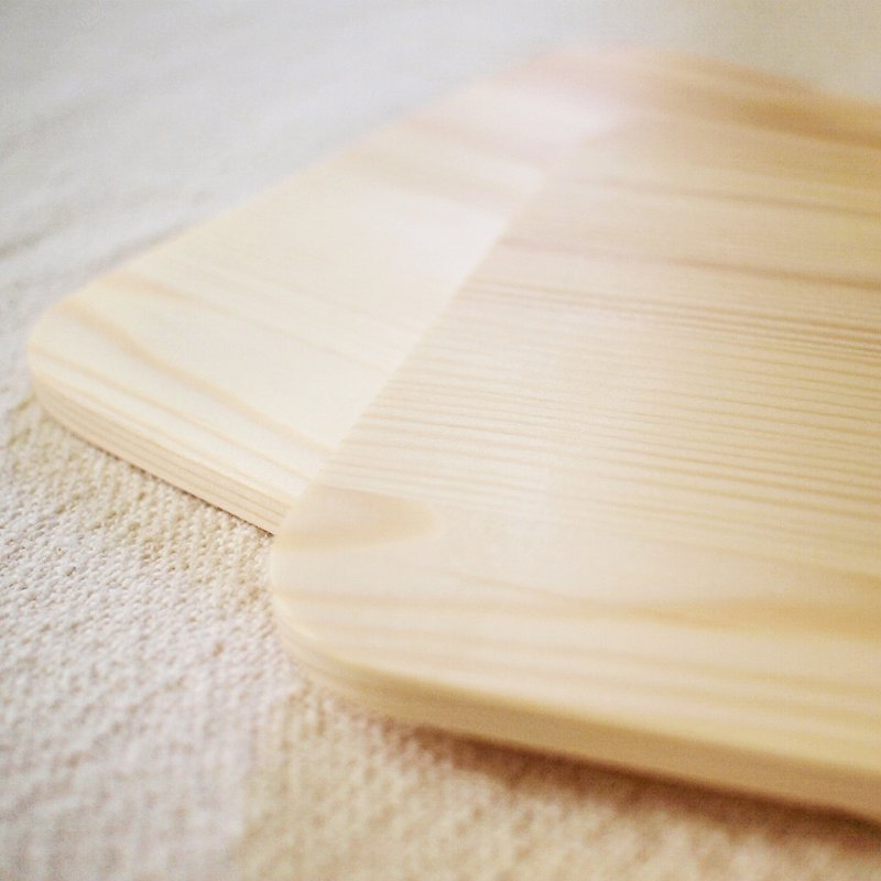 フィンランドVJ木製手作りの木製ブレッドボード小さなカッティングボード（アウト） - 調理器具 - 木製 ブラウン