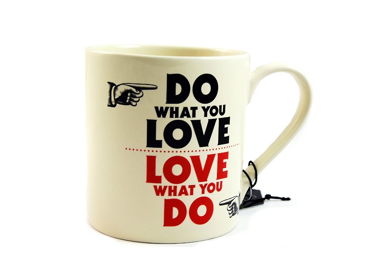 [SUSS] DO LOVE Mug 趣味文字馬克杯-適合送禮物/自用/節慶---免運優惠中 - แก้วมัค/แก้วกาแฟ - วัสดุอื่นๆ ขาว