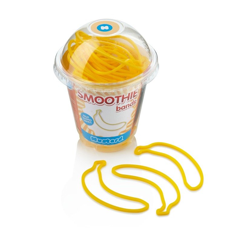 Mustard Rubber Band - Banana Smoothie - Other - Plastic Yellow