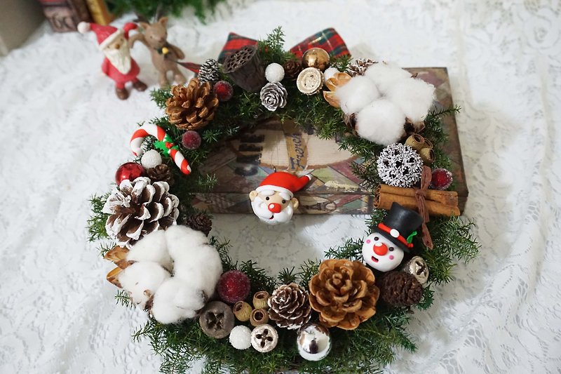 Christmas wreaths - not wither down cedar Christmas gift - Plants - Plants & Flowers Green