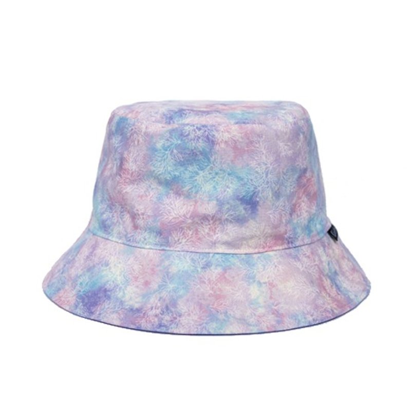 Dream Pastel blooming coniferous sided hat - หมวก - วัสดุอื่นๆ สึชมพู