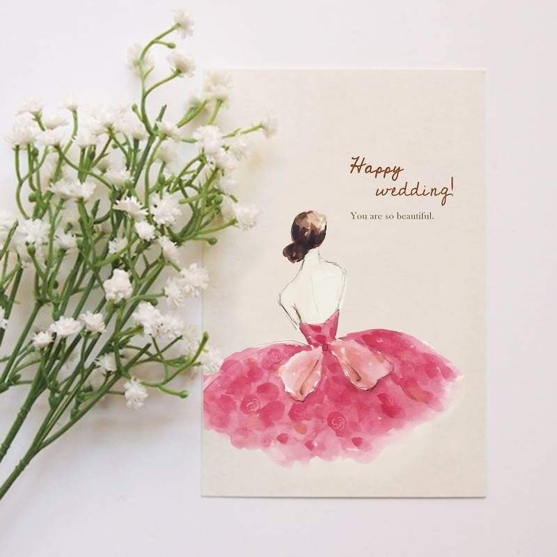 "Today u beautiful" wedding blessing cards - Cards & Postcards - Paper 