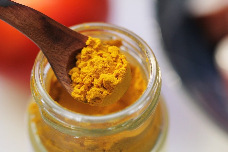 Peace of mind turmeric powder - อาหารเสริมและผลิตภัณฑ์สุขภาพ - พืช/ดอกไม้ สีเหลือง