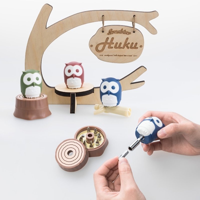 HuKu 個性化工具-樹幹實用款 - 公仔模型 - 其他材質 多色