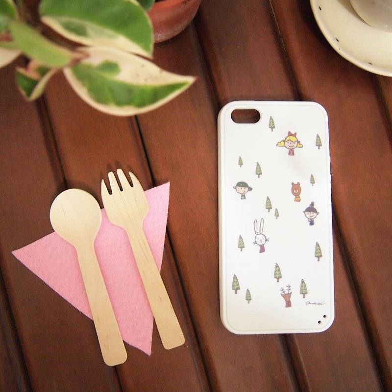 蠢蛋的殼-iphone5手機殼 - 手機殼/手機套 - 塑膠 白色