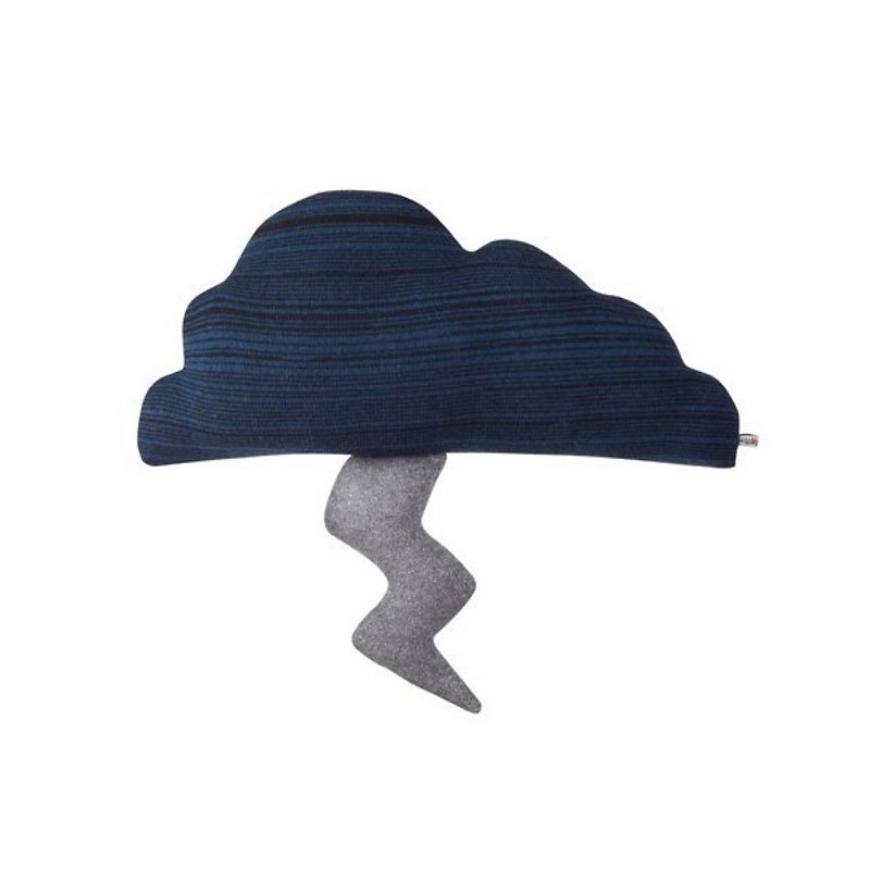 羊毛 枕頭/咕𠱸 藍色 - Cloud Lighting 造型抱枕 | Donna Wilson