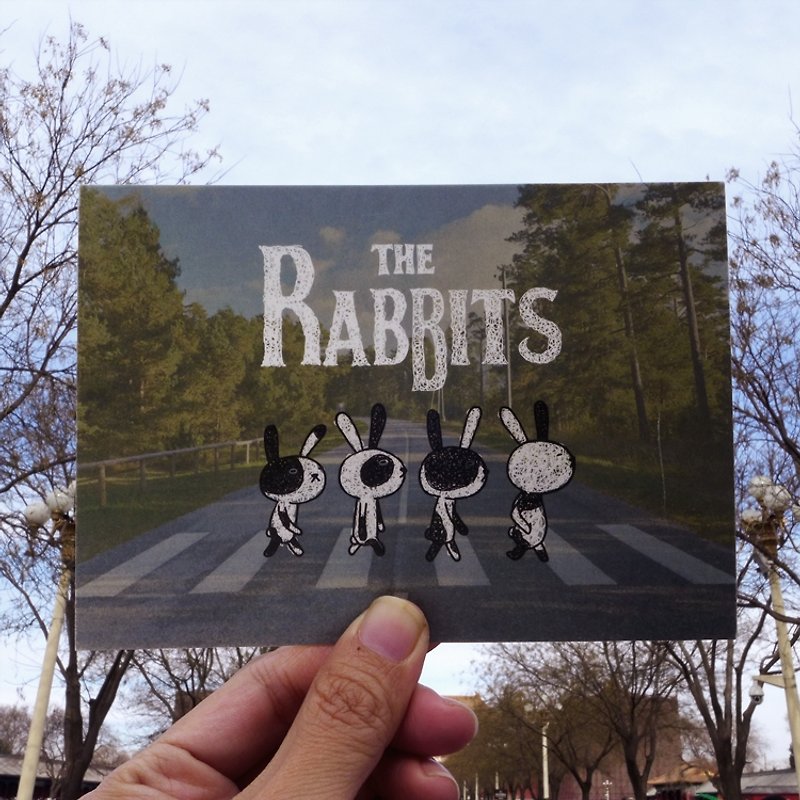 Design postcard | the rabbits - การ์ด/โปสการ์ด - กระดาษ หลากหลายสี