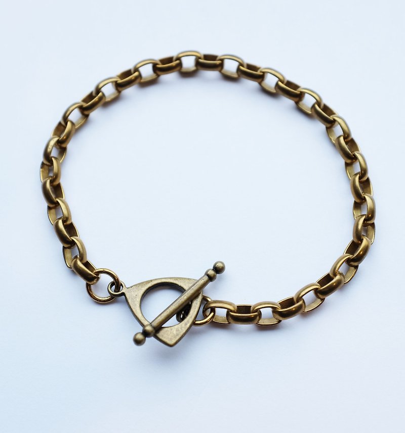 Brass Chain Bracelet - สร้อยข้อมือ - ทองแดงทองเหลือง 