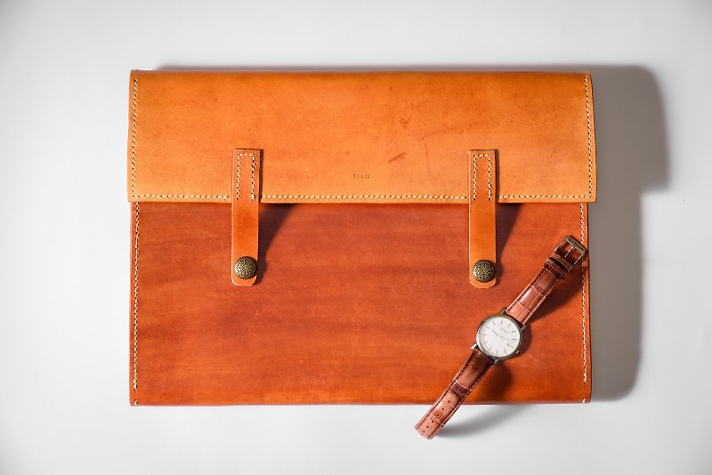 Handmade leather Macbook Air 13 "inch leather - เคสแท็บเล็ต - หนังแท้ หลากหลายสี