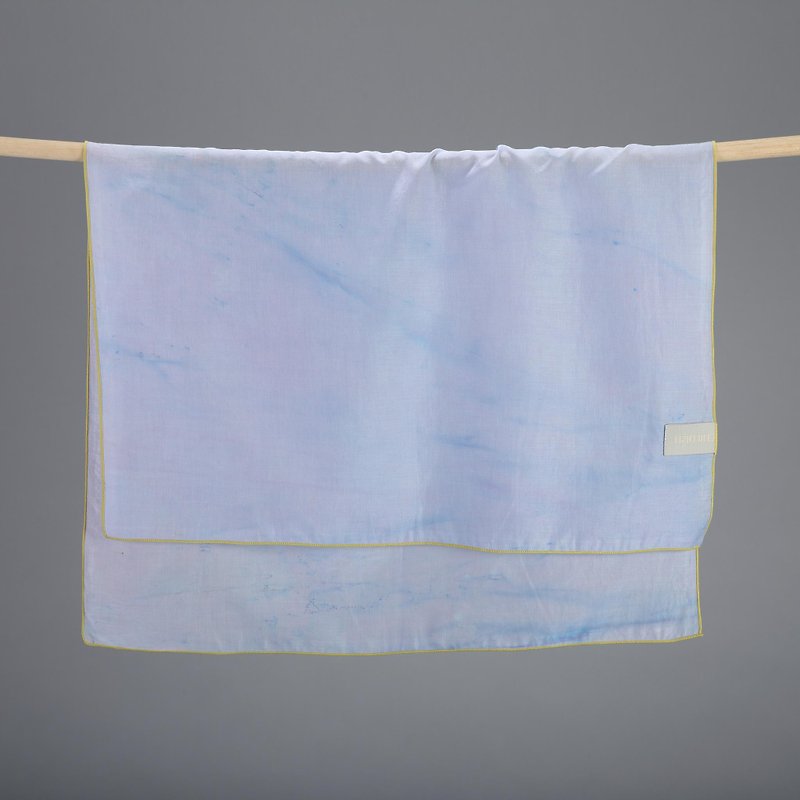 JainJain hand-dyed color thin towel - ผ้าพันคอ - ผ้าฝ้าย/ผ้าลินิน หลากหลายสี