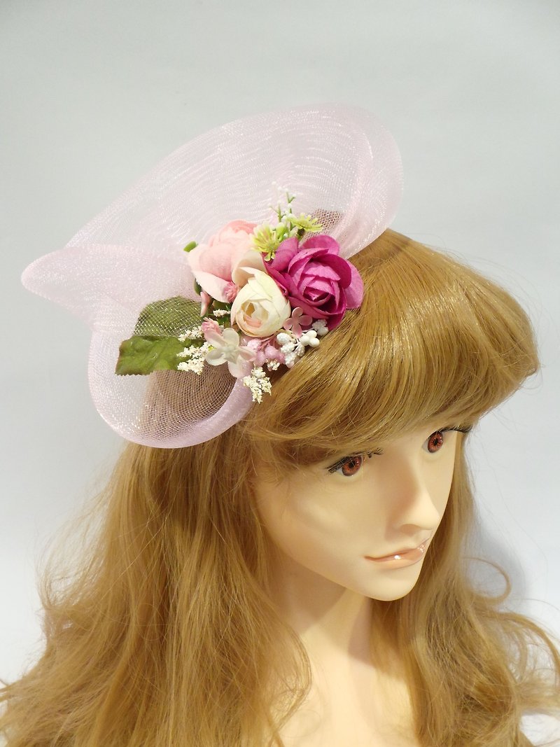 リトル女性の帽子-Lisa-カタツムリデザインロンドン - ヘアアクセサリー - 寄せ植え・花 多色
