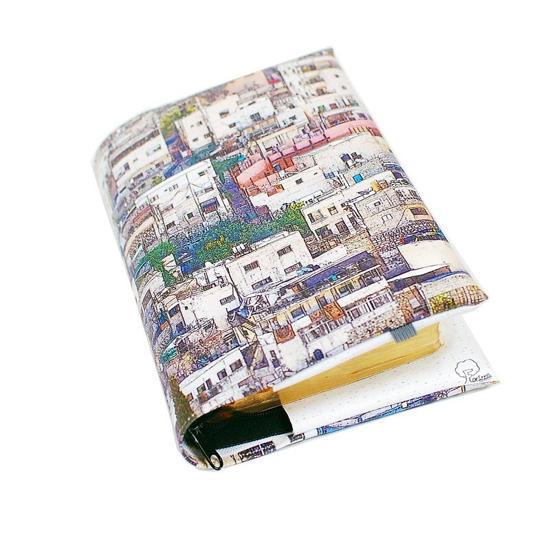 Downtown。Jerusalem--Costome book cover - Book Covers - Waterproof Material Multicolor
