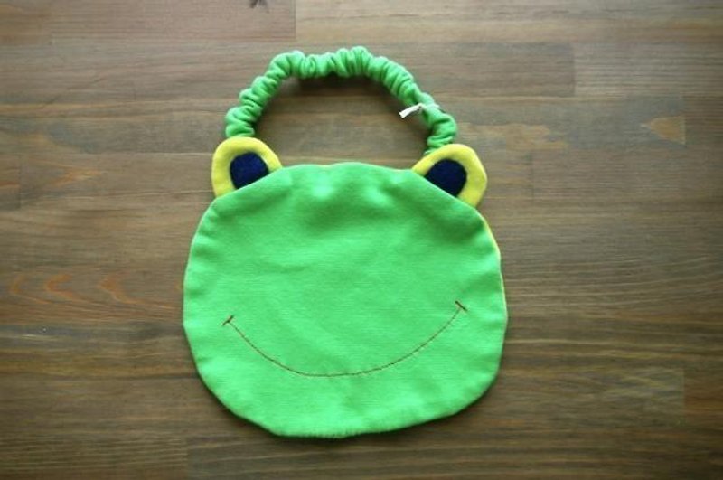 かえるのスタイ　[frog bib] - 圍兜/口水巾 - 其他材質 