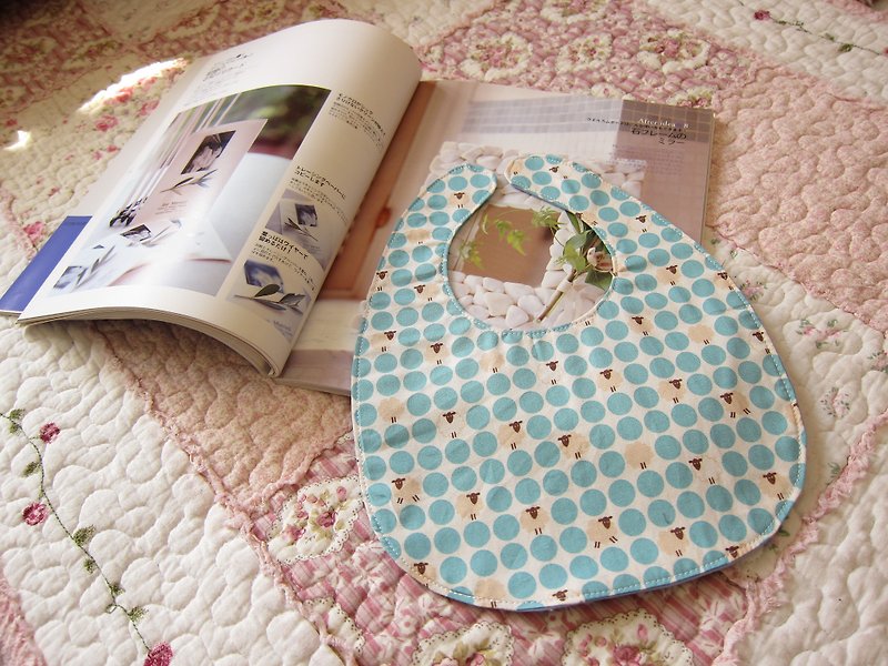 Blue Bubble Mianyang - infant baby cotton bibs - Bibs - Other Materials Multicolor