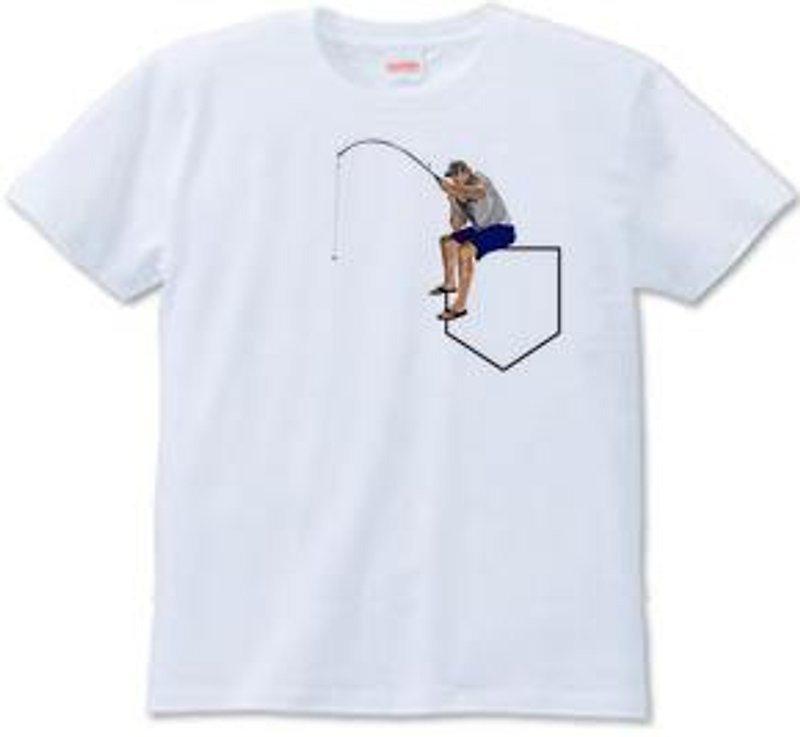 Pocket fishing（6.2oz） - Tシャツ メンズ - その他の素材 