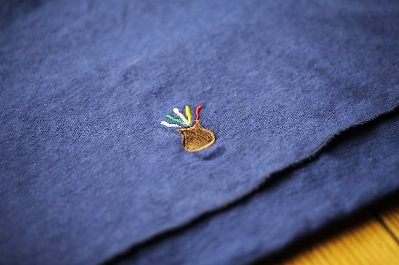 OMAKE 日本毛巾（手拭; てぬぐい）深藍 - ผ้าขนหนู - ผ้าฝ้าย/ผ้าลินิน สีน้ำเงิน