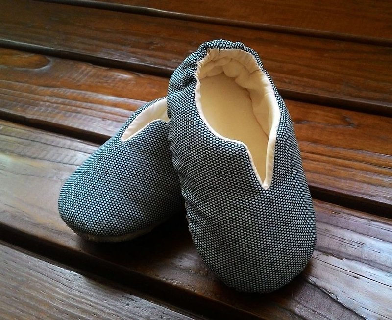 Sew shoes ‧ Baby Shoes - four images / Dragon - รองเท้าเด็ก - วัสดุอื่นๆ สีน้ำเงิน