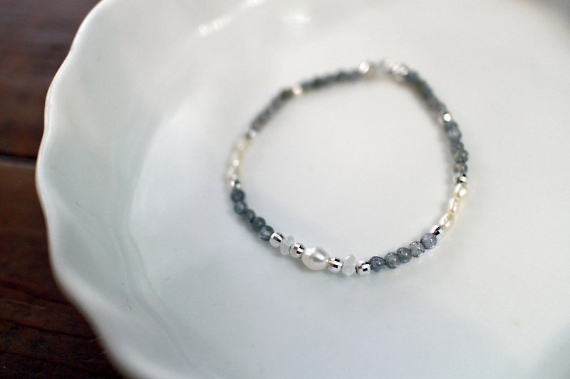 Ballet diva _925 Silver Series - Bracelets - Gemstone Gray