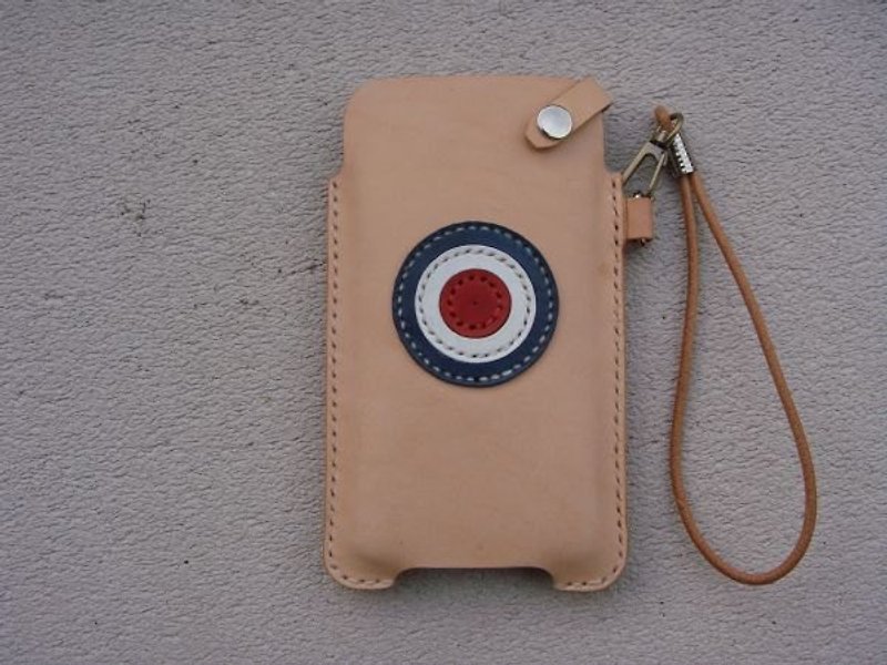 [ISSIS] Mods Target Classic Target Totem Handmade Mobile Phone Case - Other - Genuine Leather Gold