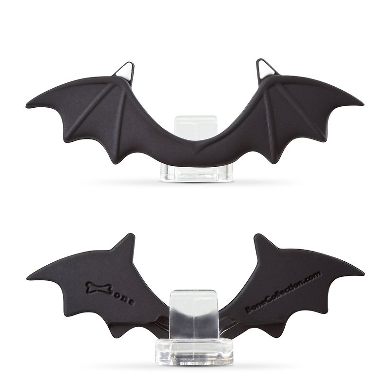 Lightning FS Shaped Dust Plug - Black Devil Wings - Phone Stands & Dust Plugs - Silicone Black