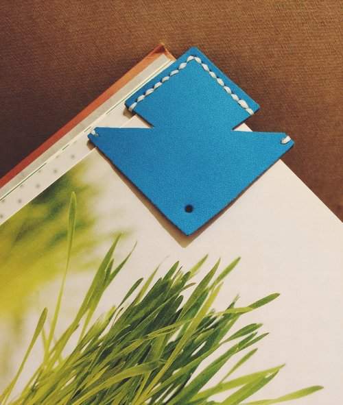 Zemoneni leather bookmark